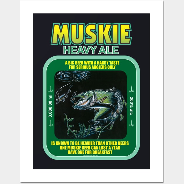 Muskie Heavy Ale Wall Art by Get It Wet